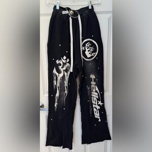 Hellstar Black X Path To Paradise Sweats in Vintage Black, S